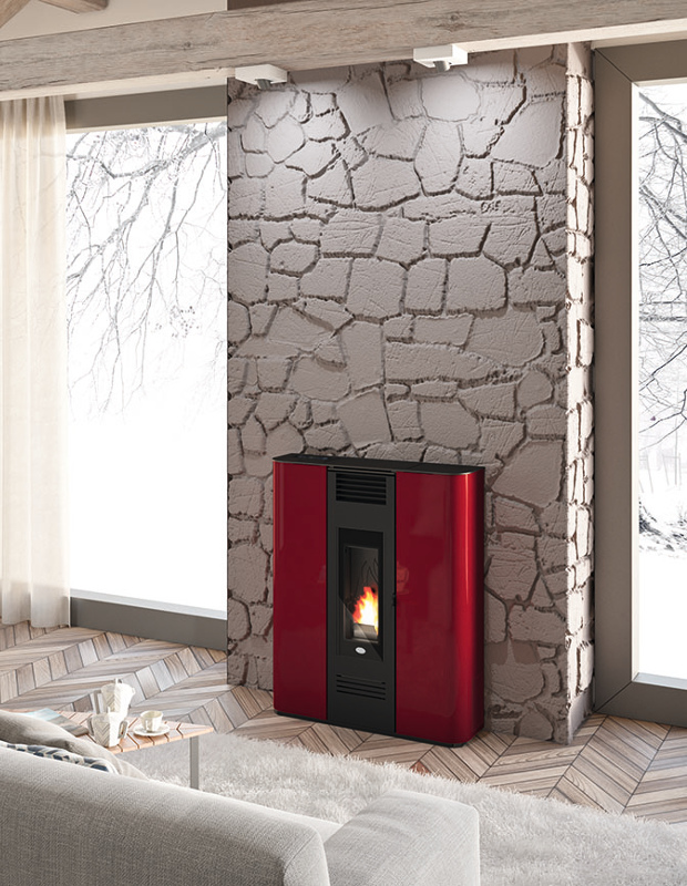 Stufa a pellet REBECCA 9,4 kW (slim) Eva Calor