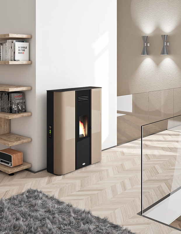 stufa a pellet DILETTA 10,5 KW (slim) Eva Calor - immagine 3