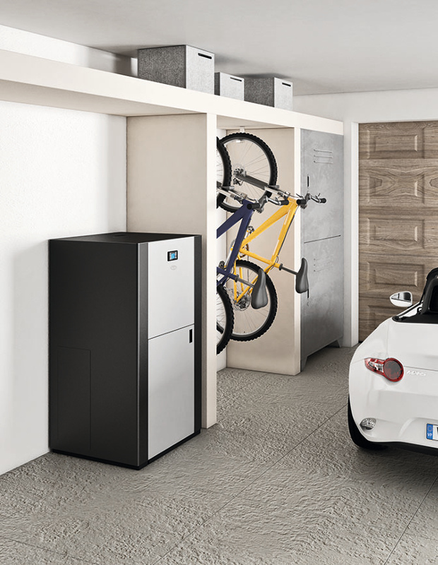 stufa a pellet (caldaia)EV34 34 kW eva calor