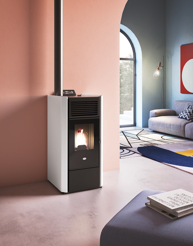 Stufa a pellet NORA 7,6 kw ermetica eva calor