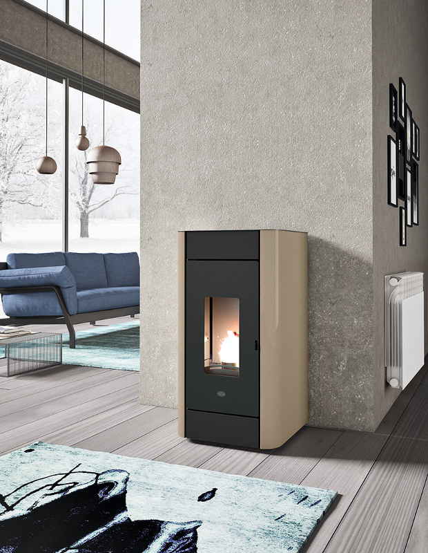 Stufa a pellet (caldaia ventilata) FRIDA 13 kW eva calor