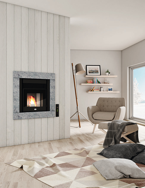 Stufa a pellet (inserto) ANDREA New 9,5 kW eva calor