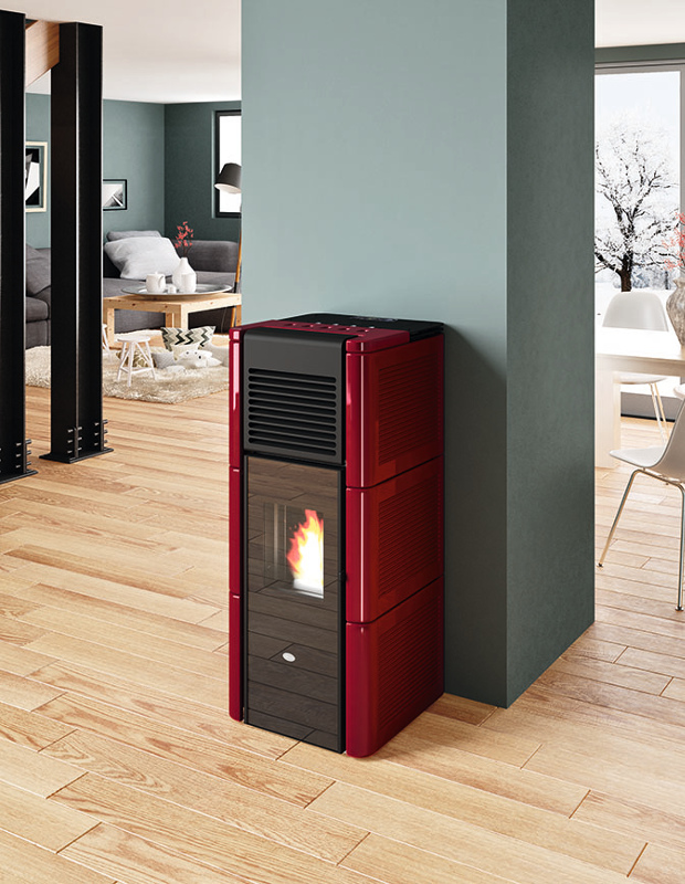 stufa a pellet Zoe 15 kW eva calor