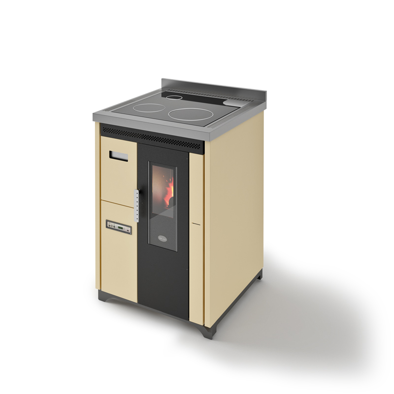 stufa a pellet NINA 8 kW ventilata cucina - immagine 3