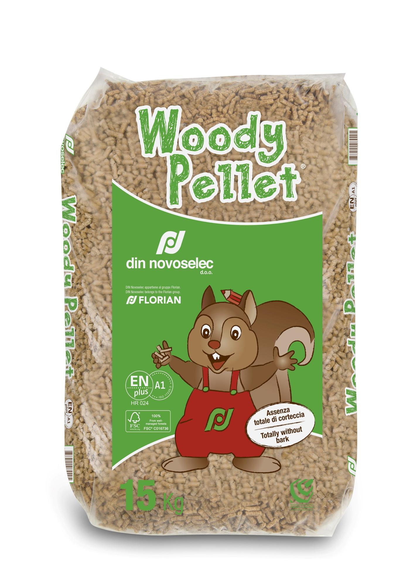 Pellet WOODY EN Plus A1