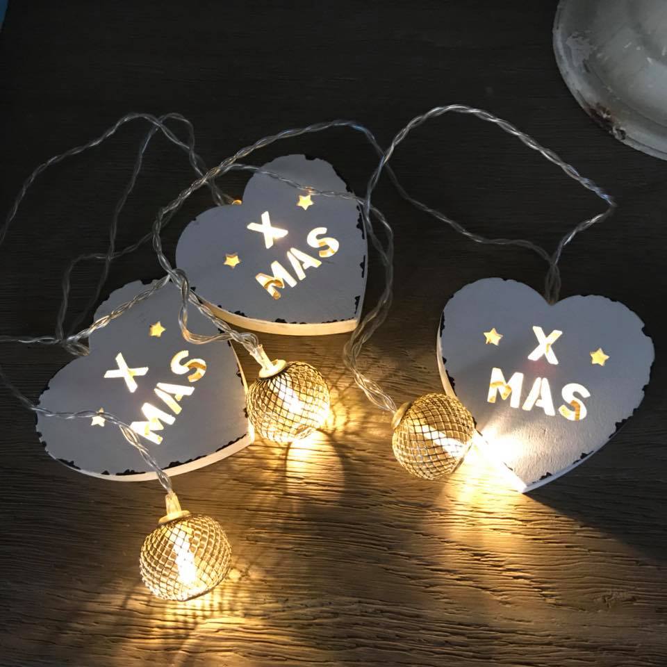 Decorazioni in Metallo con Luci LED