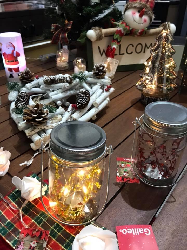 Barattolo Vetro Stelle Led