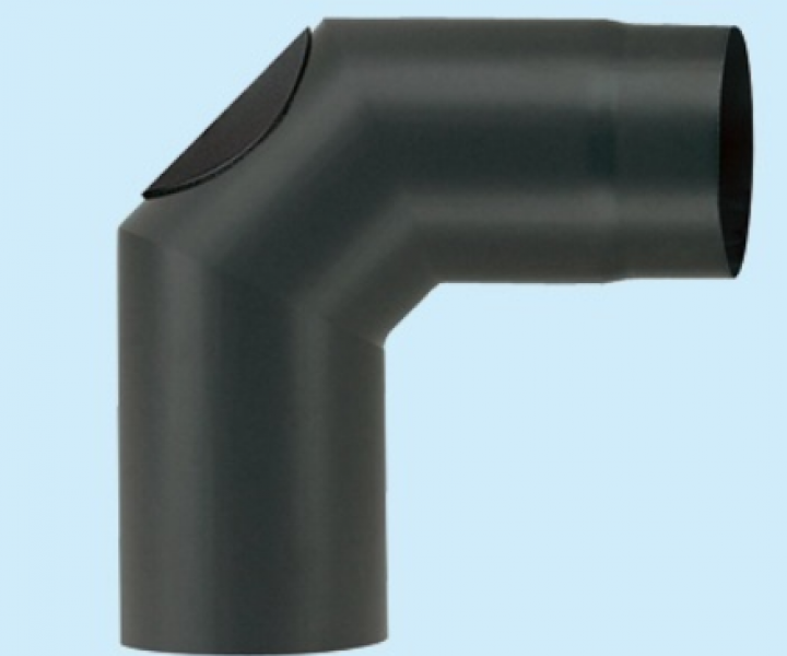 Gomiti neri 90° con ispezione Ala Aeternum