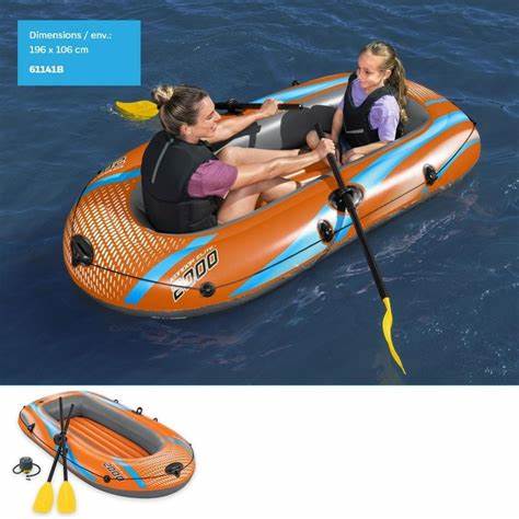 Canotti gonfiabili + kit Bestway