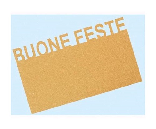 TAPPETO ZERBINO "BUONE FESTE"