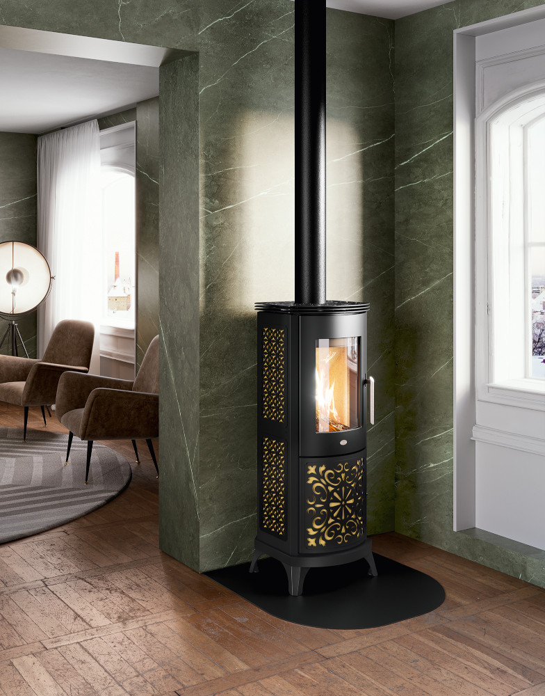 stufa a legna ALBERTA 9,5 kw (ermetica) eva calor