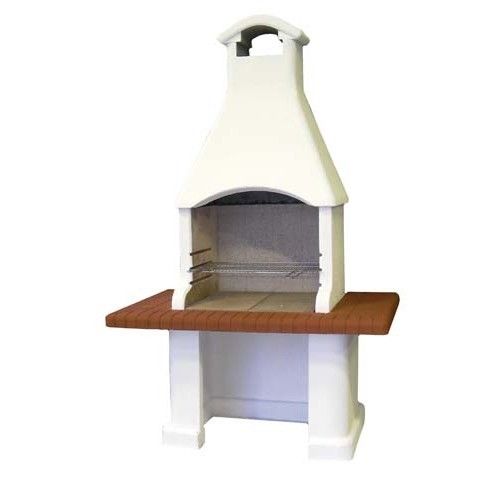 Barbecue in cemento prefabbricato beton a carbone mod. "ardente"