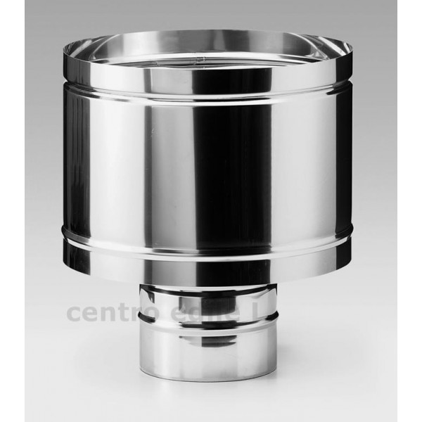 Terminali "fumaiolo botte" acciaio inox