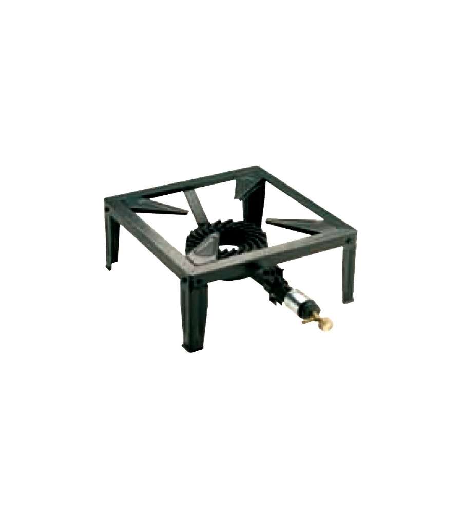 Fornellone Gas Ghisa, 30 cm Nero