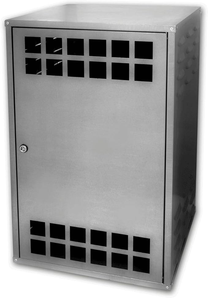 Box Porta bombole zincato verniciabile