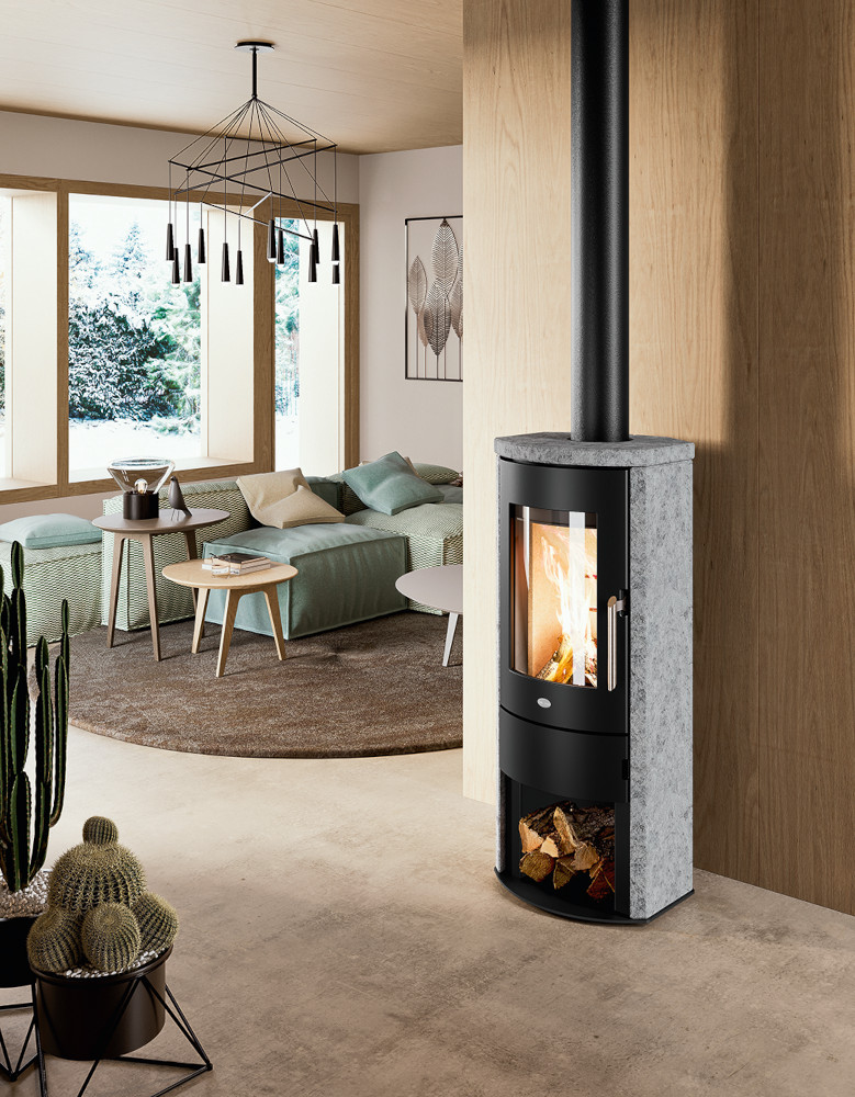 stufa a legna GINEVRA 9,5 kw (ermetica) eva calor