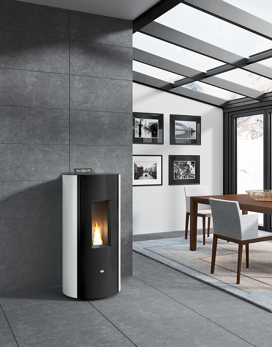 Stufa a Pellet MANOLA 9,1 Kw ermetica