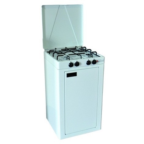 cucina a gas 4 fuochi PARKER bianca