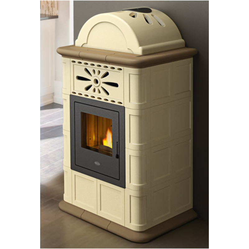 Stufa a Pellet ROSY 13,8 kw maiolica  Eva Calor