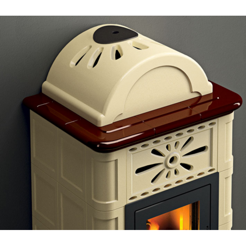 Stufa a Pellet ROSY 13,8 kw maiolica Eva Calor - immagine 3