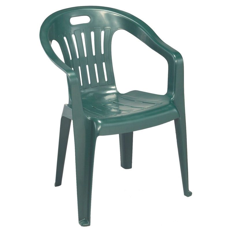 Sedia resina Piona verde