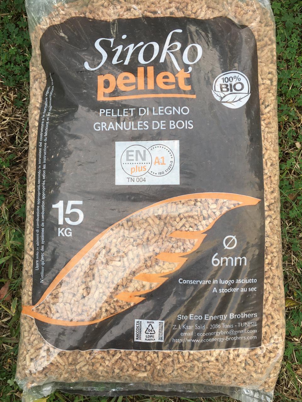 PELLET SIROKO EN PLUS A1 "Abete e Pino"