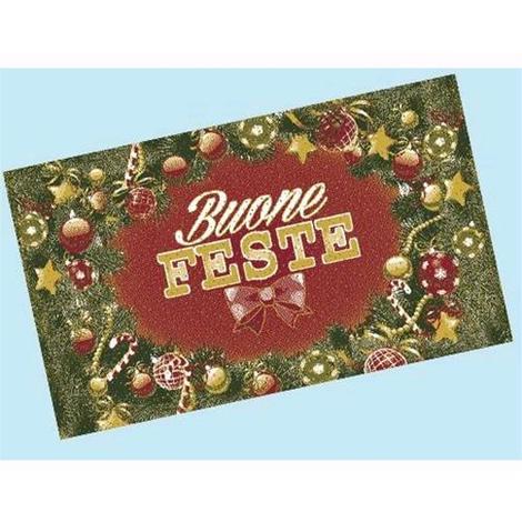 TAPPETO ZERBINO "BUONE FESTE"