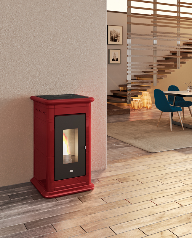 stufa a pellet (caldaia) VENERE 13KW (MAIOLICA) eva calor