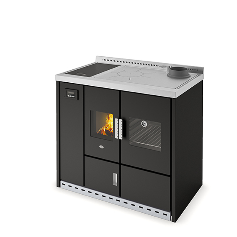 stufa a legna WANDA 18,6 kw termocucina con forno eva calor